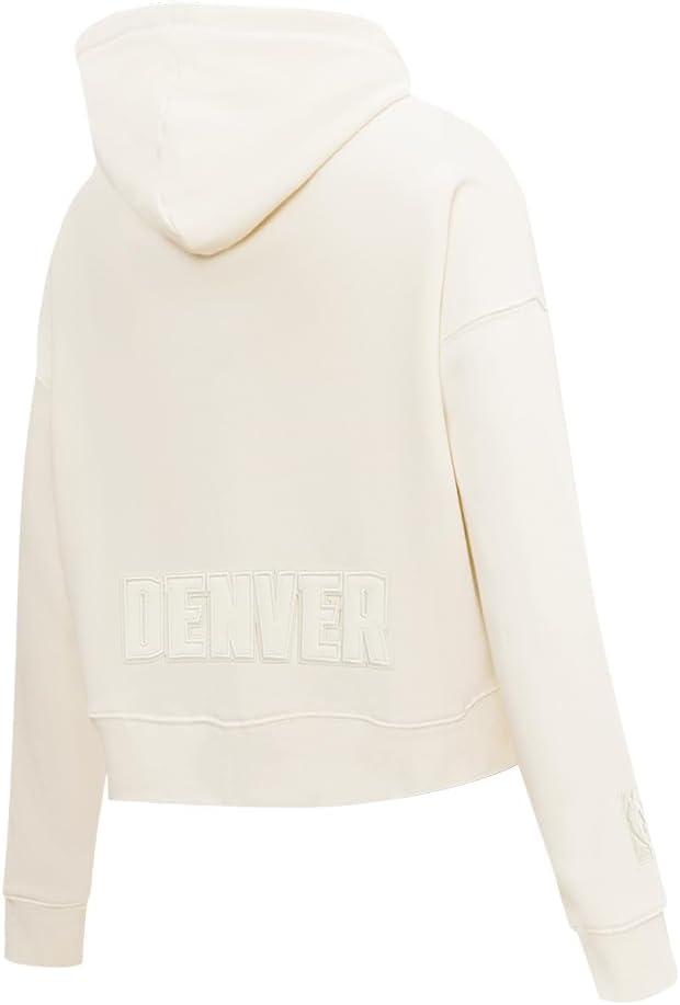 imagePro Standard Womens NBA Neutral Cropped Pullover HoodieEggshell