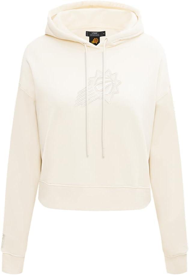 imagePro Standard Womens NBA Neutral Cropped Pullover HoodieEggshell