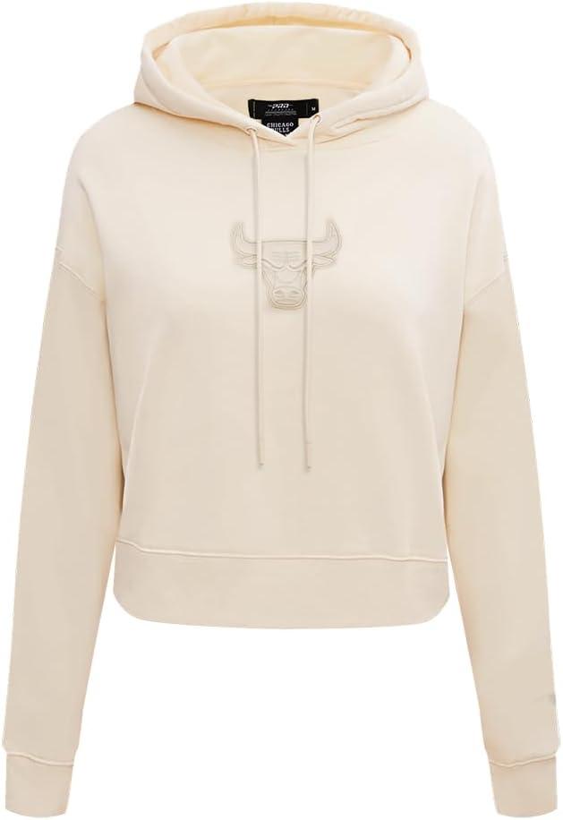 imagePro Standard Womens NBA Neutral Cropped Pullover HoodieEggshell