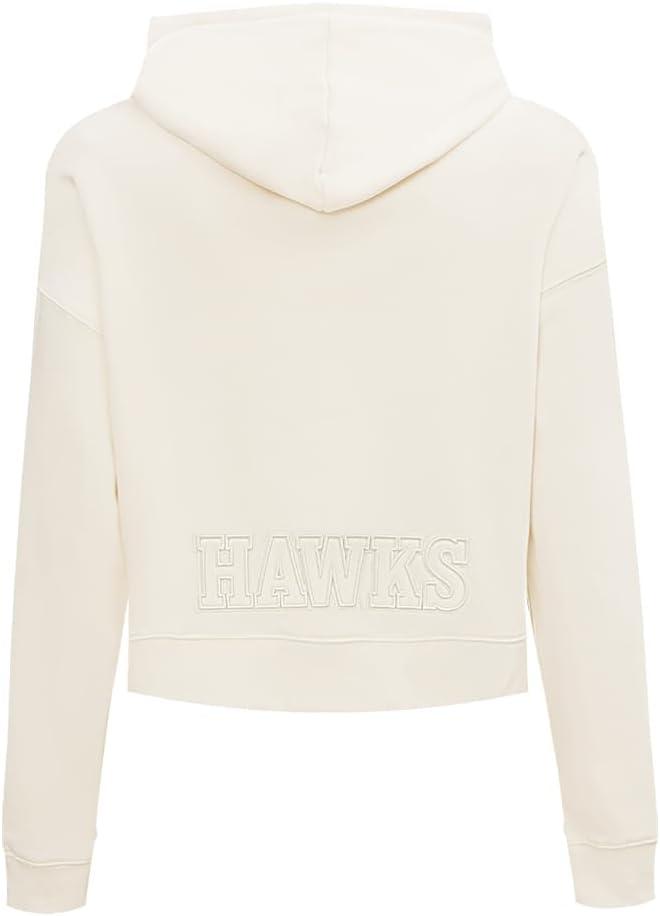 imagePro Standard Womens NBA Neutral Cropped Pullover HoodieEggshell