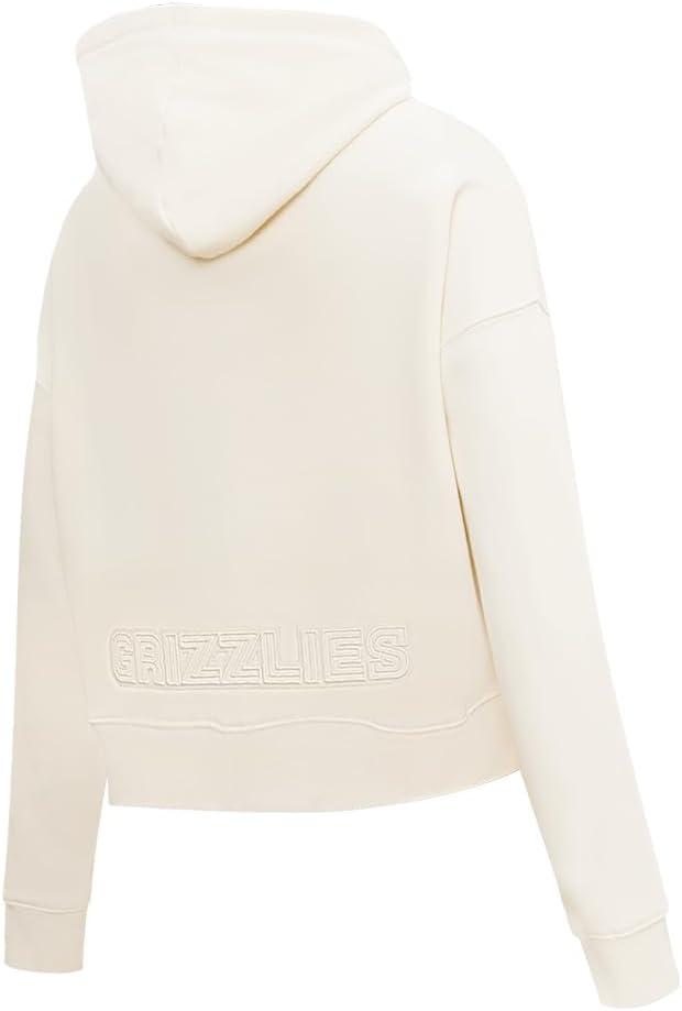 imagePro Standard Womens NBA Neutral Cropped Pullover HoodieEggshell