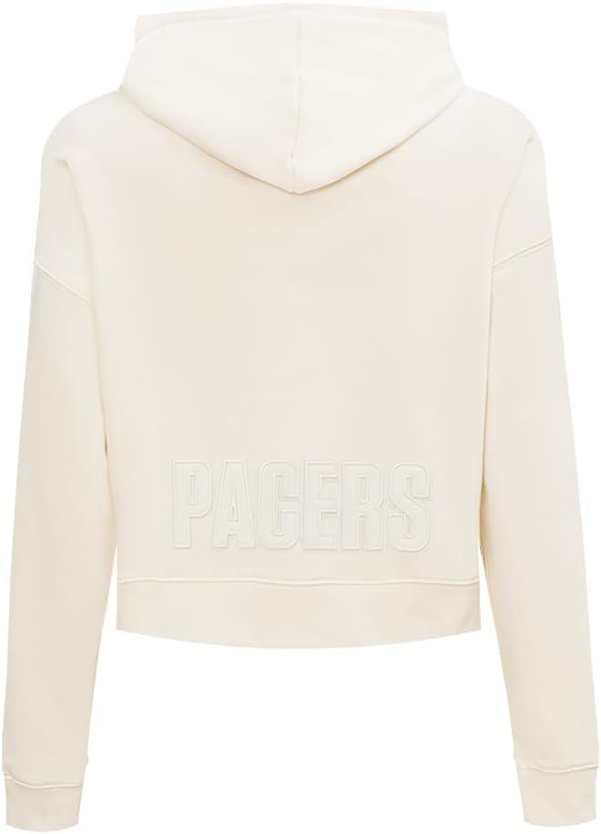 imagePro Standard Womens NBA Neutral Cropped Pullover HoodieEggshell