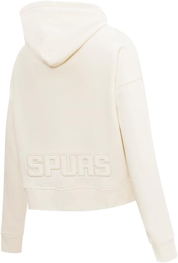imagePro Standard Womens NBA Neutral Cropped Pullover HoodieEggshell