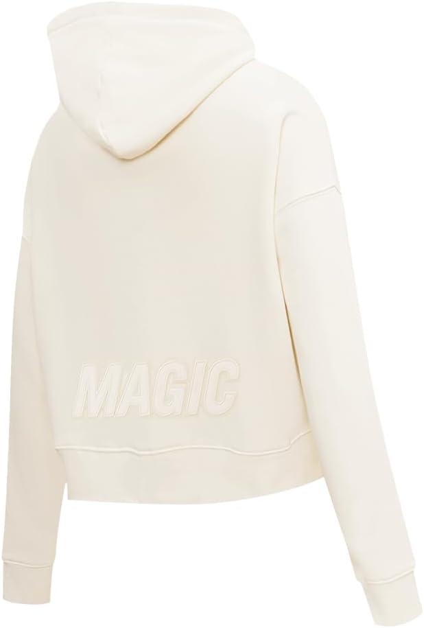 imagePro Standard Womens NBA Neutral Cropped Pullover HoodieEggshell