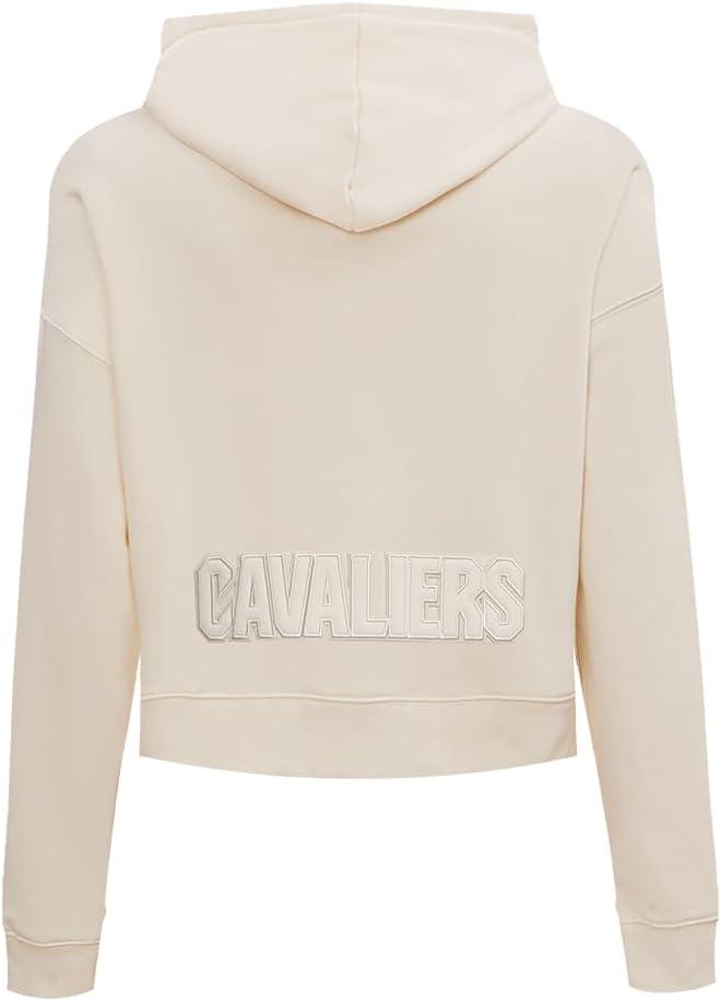 imagePro Standard Womens NBA Neutral Cropped Pullover HoodieEggshell