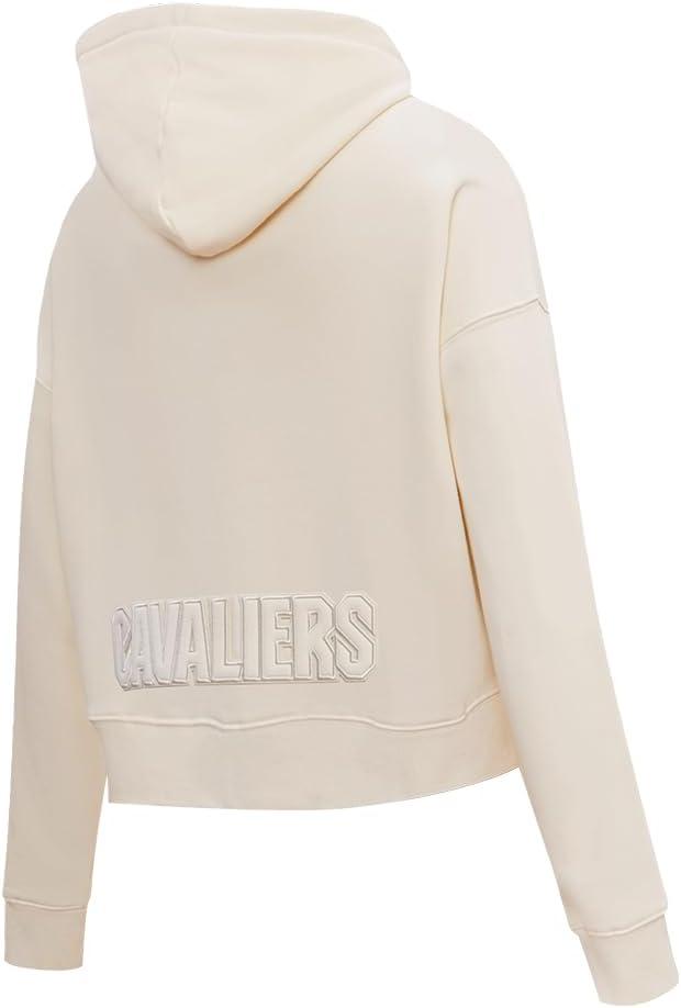 imagePro Standard Womens NBA Neutral Cropped Pullover HoodieEggshell