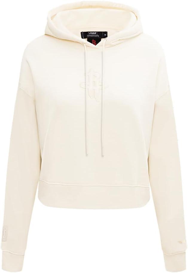 imagePro Standard Womens NBA Neutral Cropped Pullover HoodieEggshell