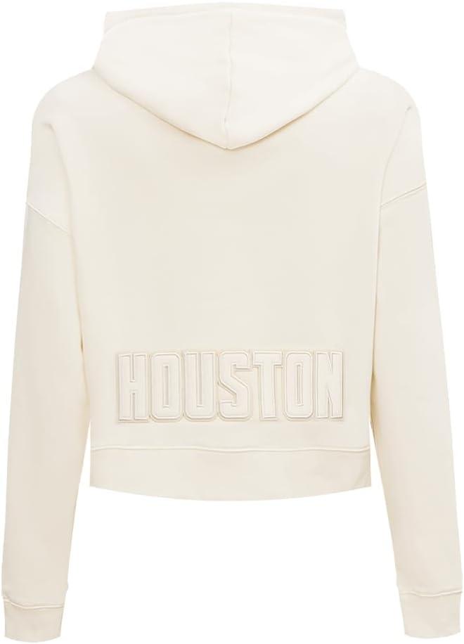 imagePro Standard Womens NBA Neutral Cropped Pullover HoodieEggshell