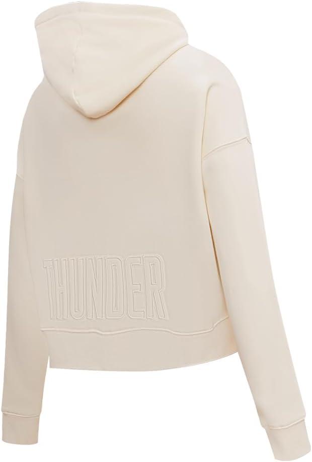 imagePro Standard Womens NBA Neutral Cropped Pullover HoodieEggshell