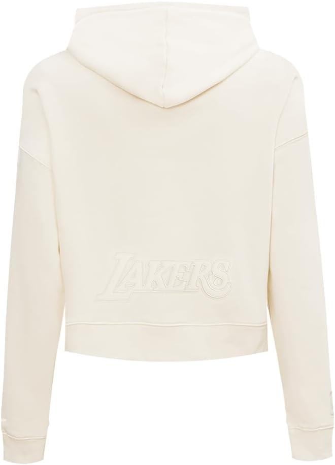 imagePro Standard Womens NBA Neutral Cropped Pullover HoodieEggshell