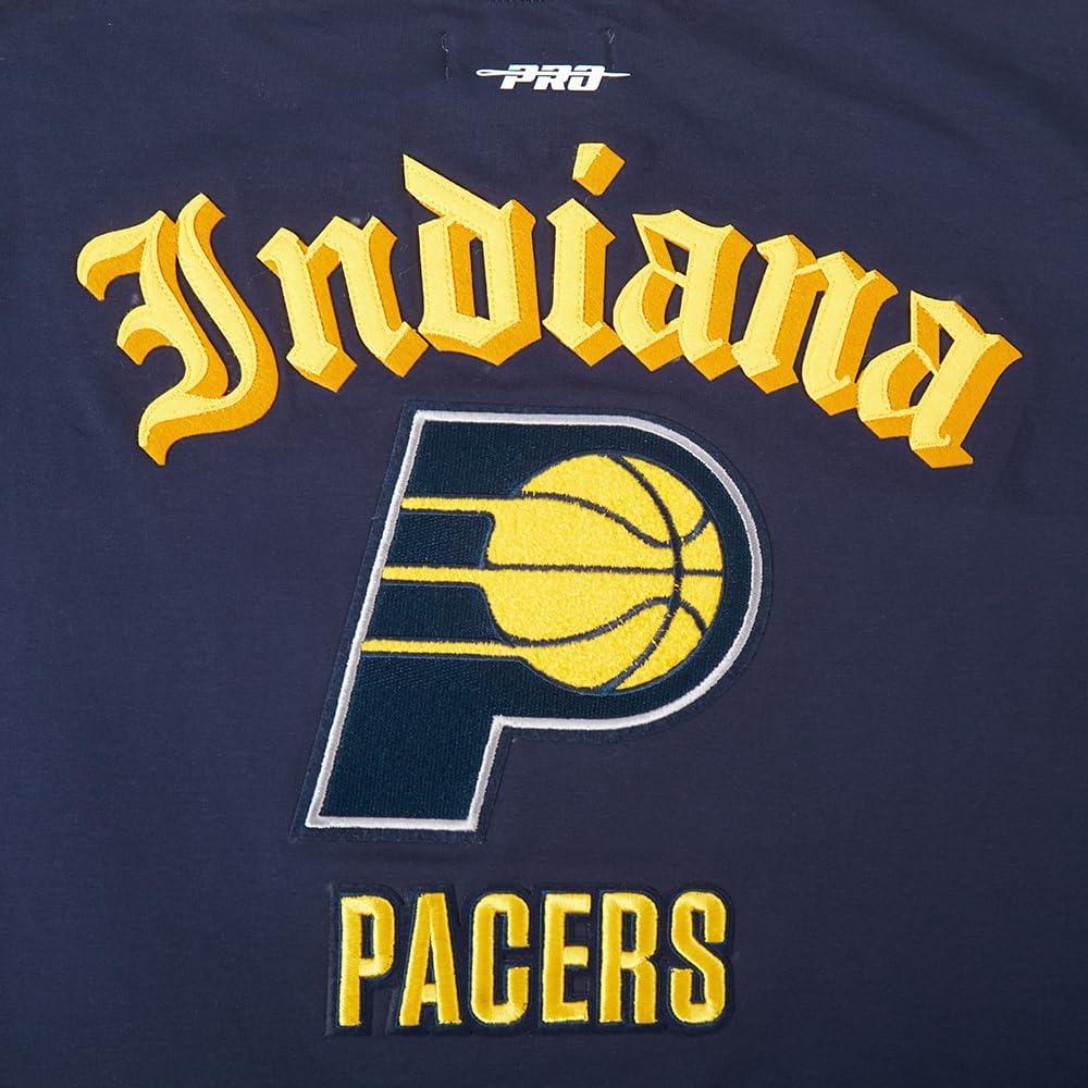 imagePro Standard Womens NBA Old English Cotton Short Sleeve Boxy TeeMidnight Navy