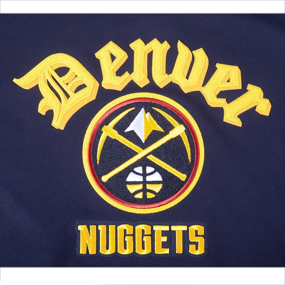 imagePro Standard Womens NBA Old English Cropped Pullover HoodieMidnight Navy