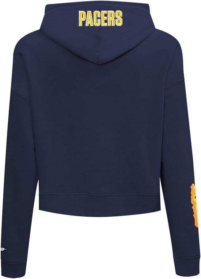 imagePro Standard Womens NBA Old English Cropped Pullover HoodieMidnight Navy