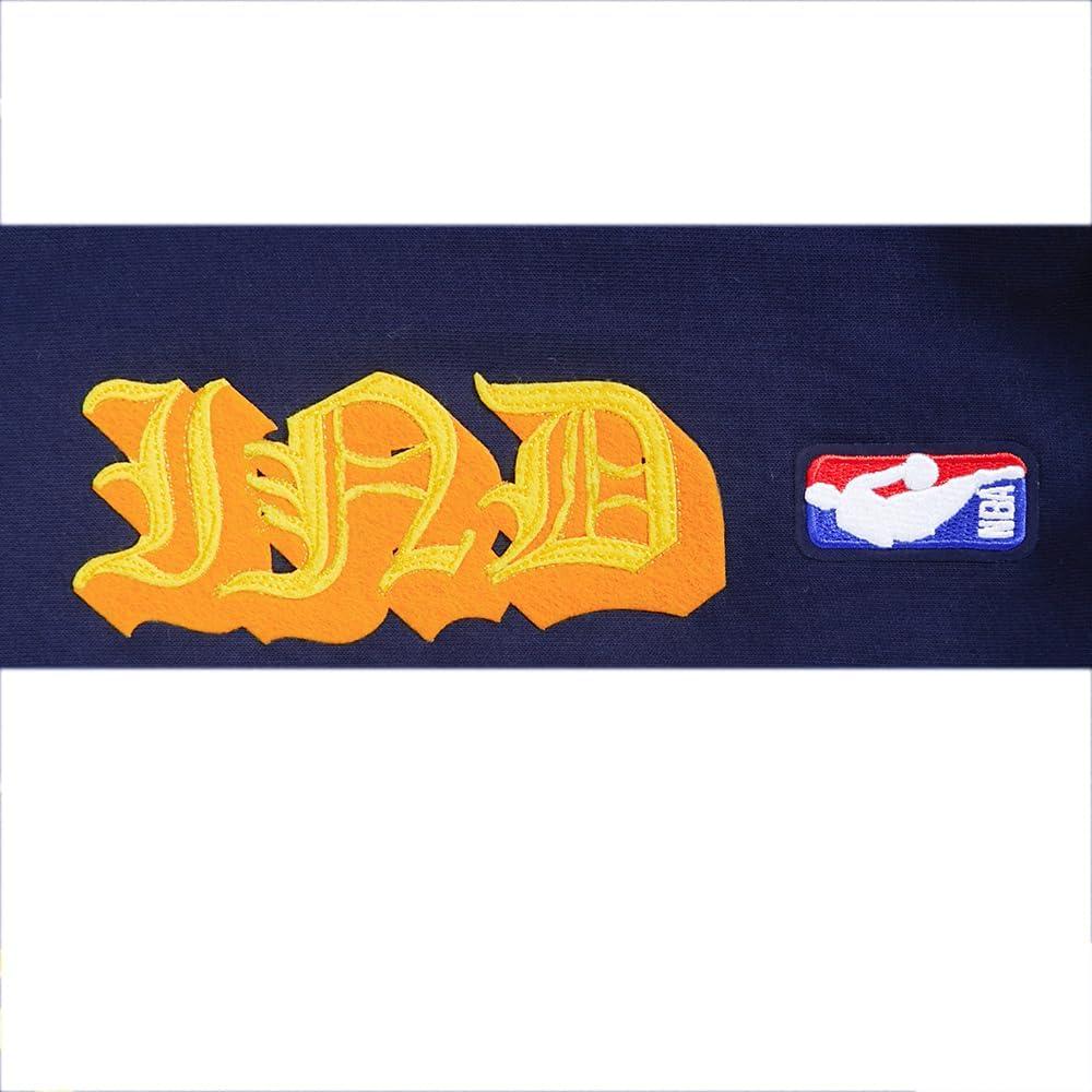 imagePro Standard Womens NBA Old English Cropped Pullover HoodieMidnight Navy