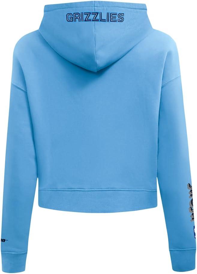 imagePro Standard Womens NBA Old English Cropped Pullover HoodieUniversity Blue