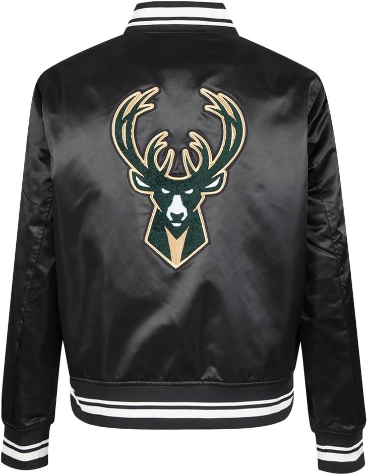imagePro Standard Womens NBA Retro Classics Satin JacketBlack