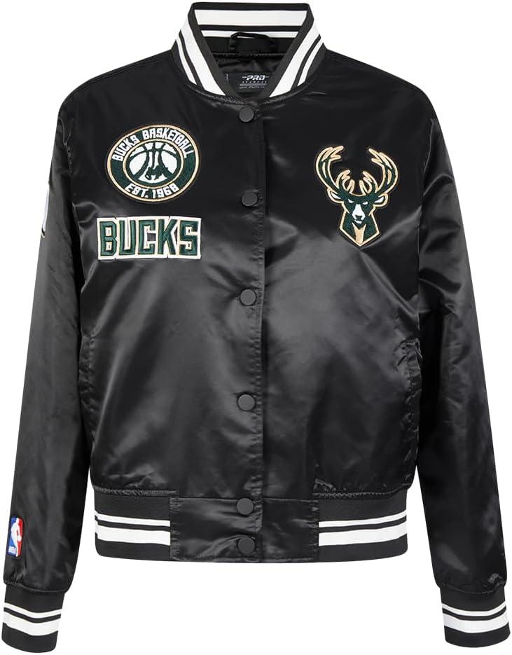 imagePro Standard Womens NBA Retro Classics Satin JacketBlack