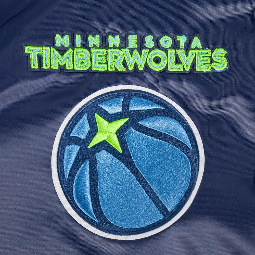 imagePro Standard Womens NBA Retro Classics Satin JacketMidnight Navy