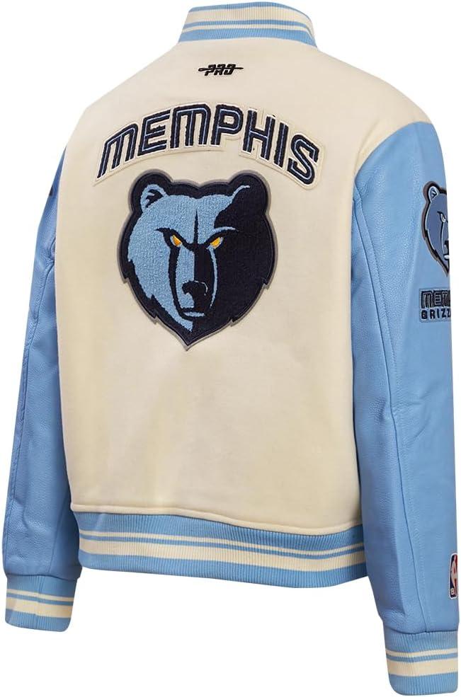 imagePro Standard Womens NBA Retro Classics Varsity JacketEggshell University Blue