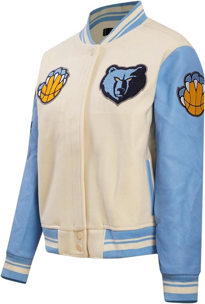 imagePro Standard Womens NBA Retro Classics Varsity JacketEggshell University Blue