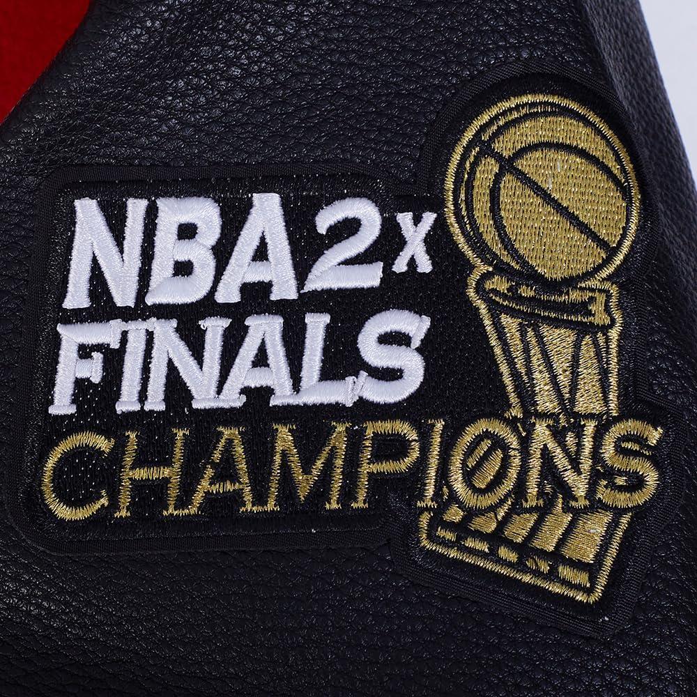 imagePro Standard Womens NBA Retro Classics Varsity JacketRedBlack