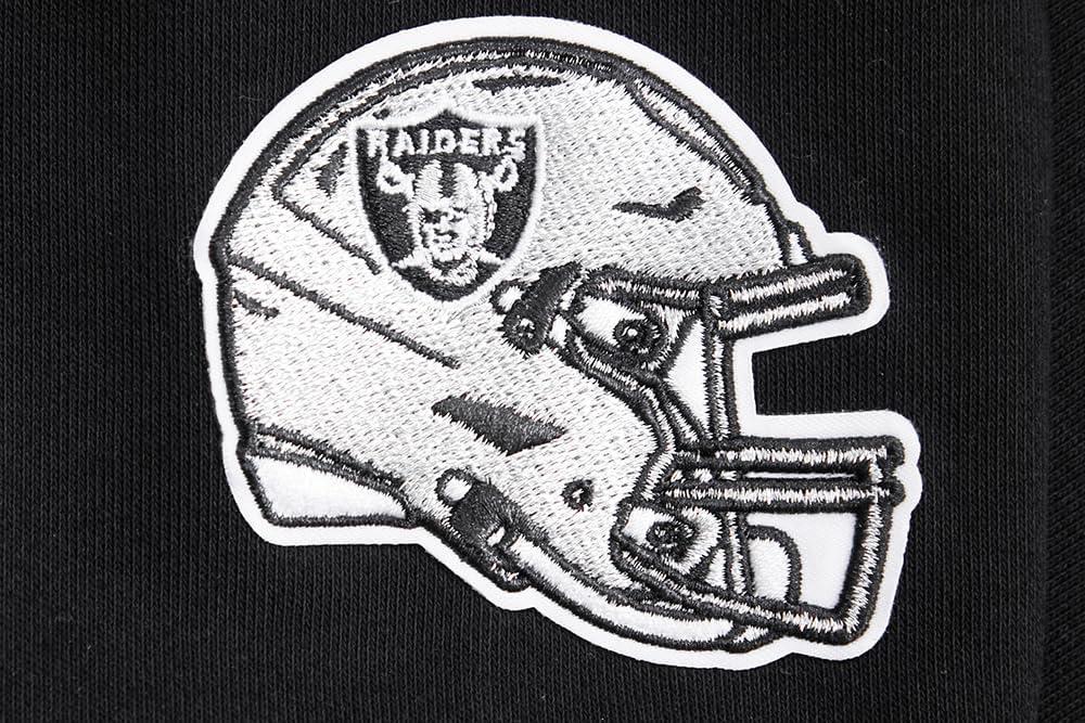 imagePro Standard Womens NFL Classic Chenille Brushed Back French Terry Pull Over HoodieBlack