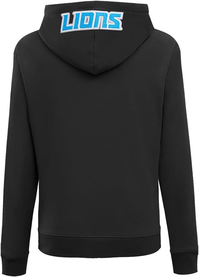 imagePro Standard Womens NFL Classic Chenille Brushed Back French Terry Pull Over HoodieBlack