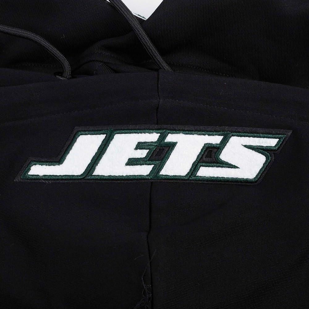 imagePro Standard Womens NFL Classic Chenille Brushed Back French Terry Pull Over HoodieBlack