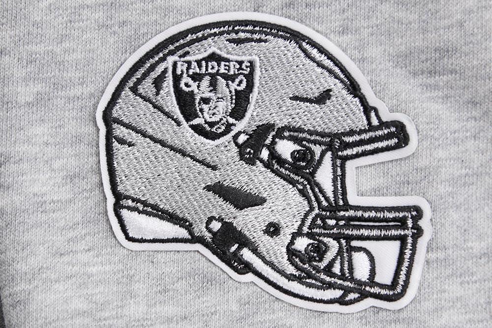 imagePro Standard Womens NFL Classic Chenille Brushed Back French Terry Pull Over HoodieHeather Grey