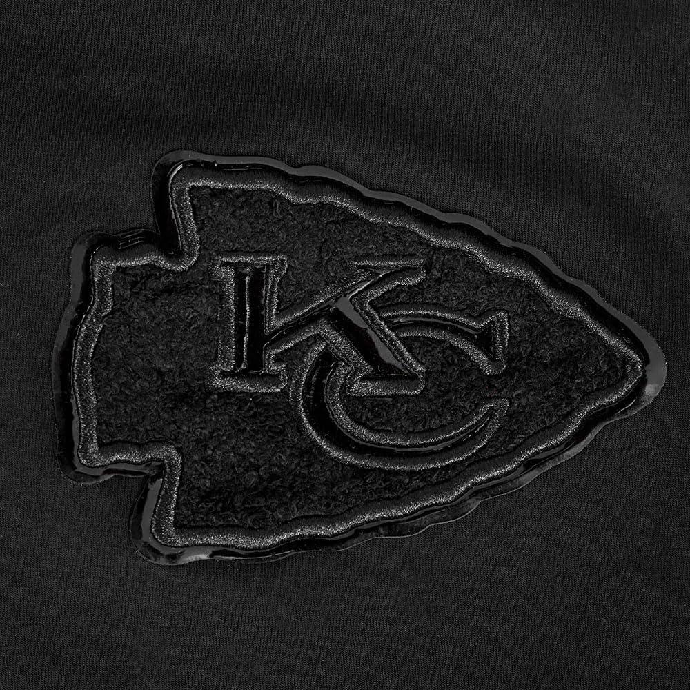 imagePro Standard Womens NFL Classic Triple Black Cotton Short Sleeve Boxy TeeBlack