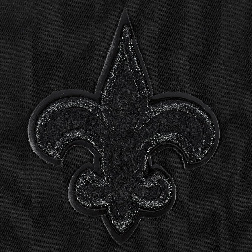 imagePro Standard Womens NFL Classic Triple Black Cotton Short Sleeve Boxy TeeBlack