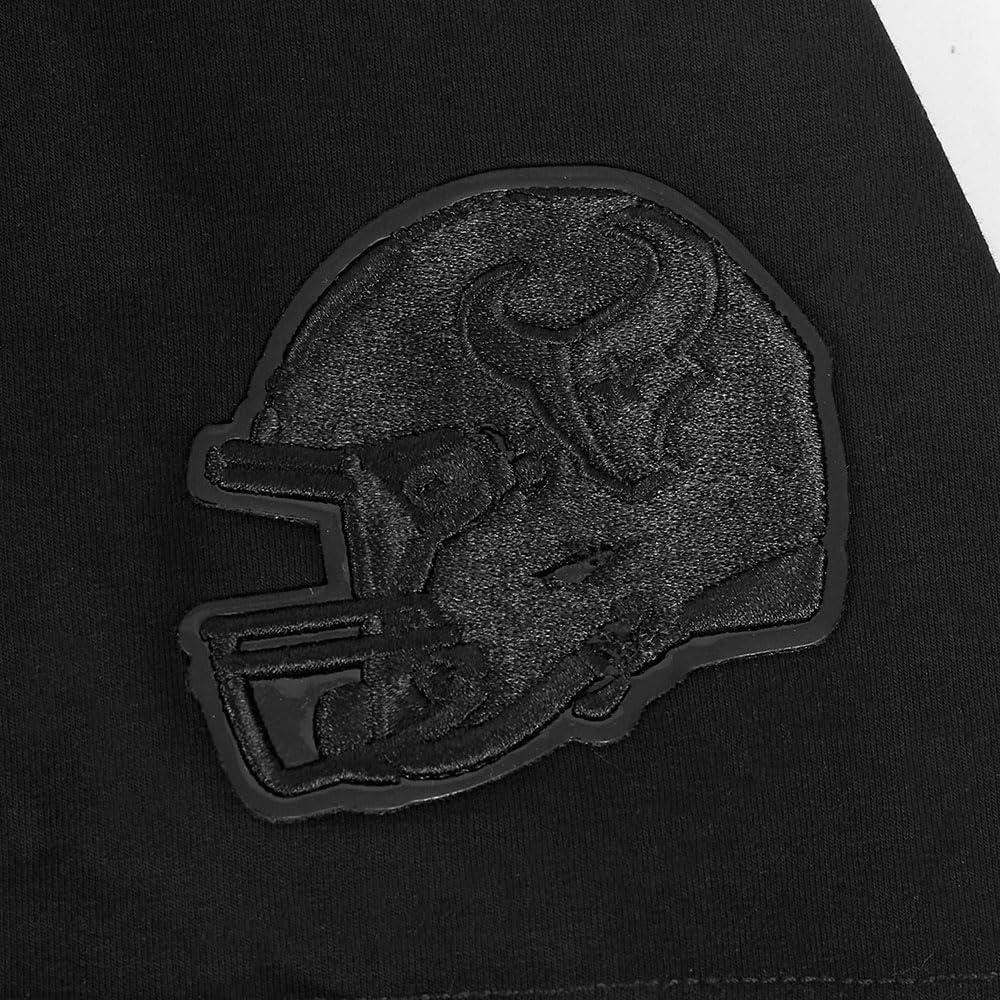 imagePro Standard Womens NFL Classic Triple Black Cotton Short Sleeve Boxy TeeBlack