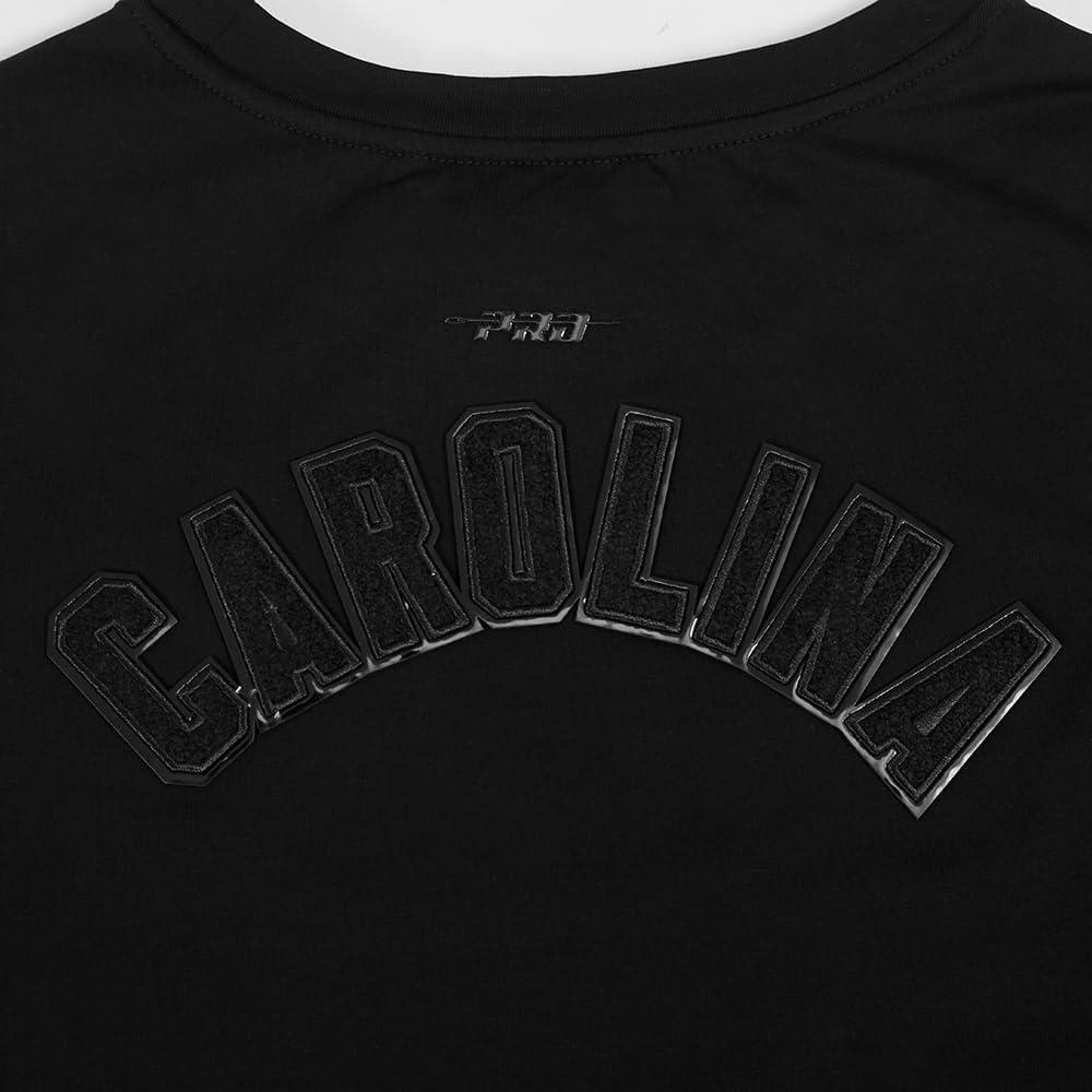 imagePro Standard Womens NFL Classic Triple Black Cotton Short Sleeve Boxy TeeBlack
