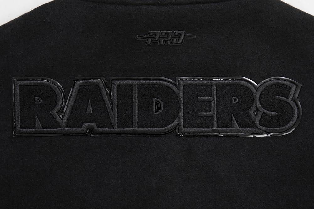 imagePro Standard Womens NFL Classic Triple Black Varsity JacketBlack