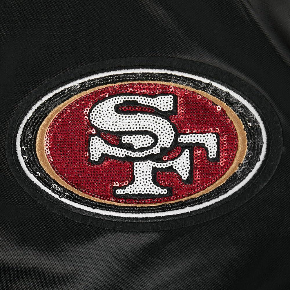 imagePro Standard Womens NFL Game Day Classics Satin JacketBlack
