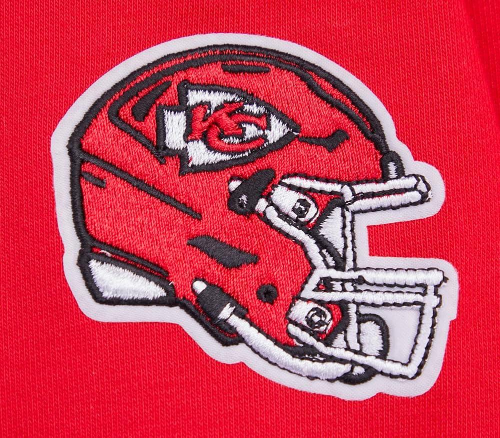 imagePro Standard Womens NFL Retro Classics Brushed Back French Terry Cropped Pullover HoodieRed