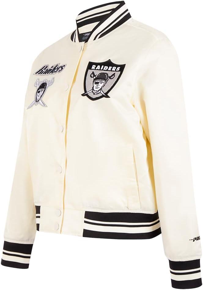 imagePro Standard Womens NFL Retro Classics Satin JacketIvory