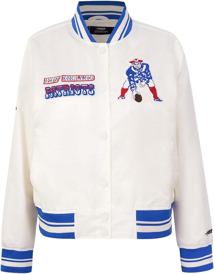 imagePro Standard Womens NFL Retro Classics Satin JacketOffwhite