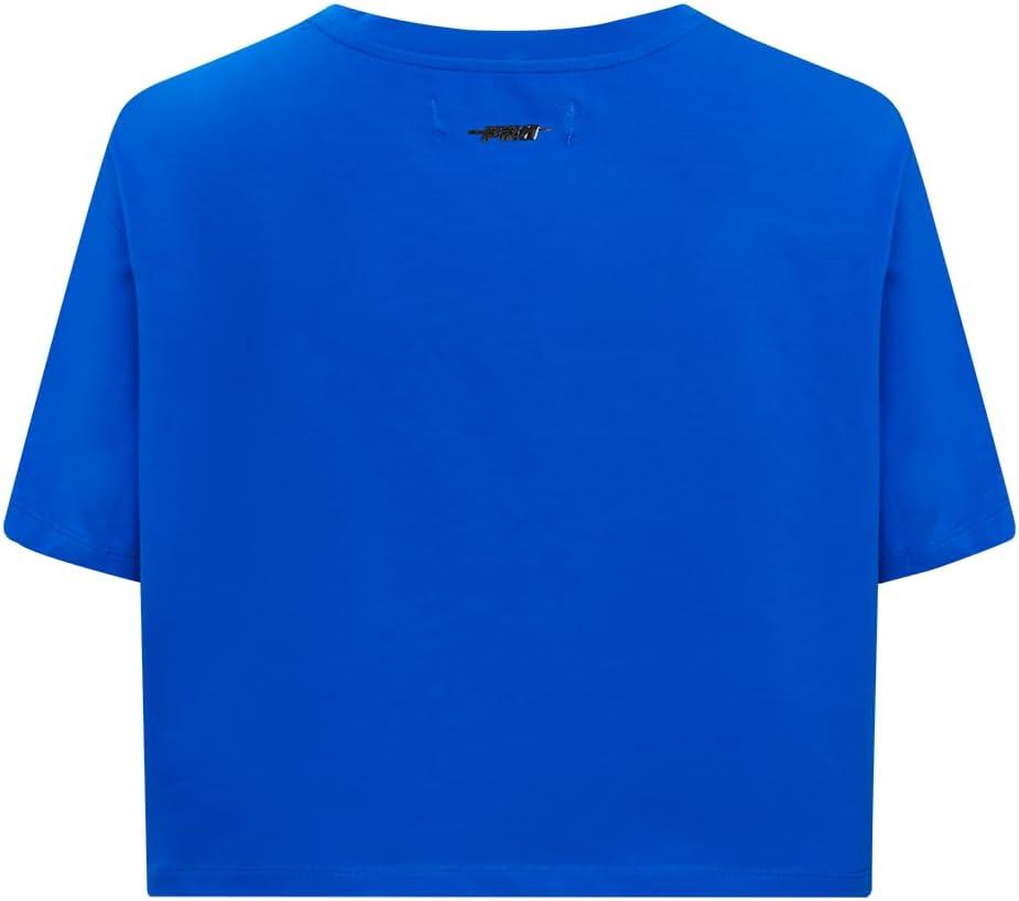imagePro Standard Womens NFL Retro Classics Short Sleeve Boxy TeeRoyal Blue