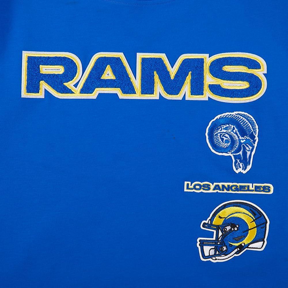 imagePro Standard Womens NFL Retro Classics Short Sleeve Boxy TeeRoyal Blue
