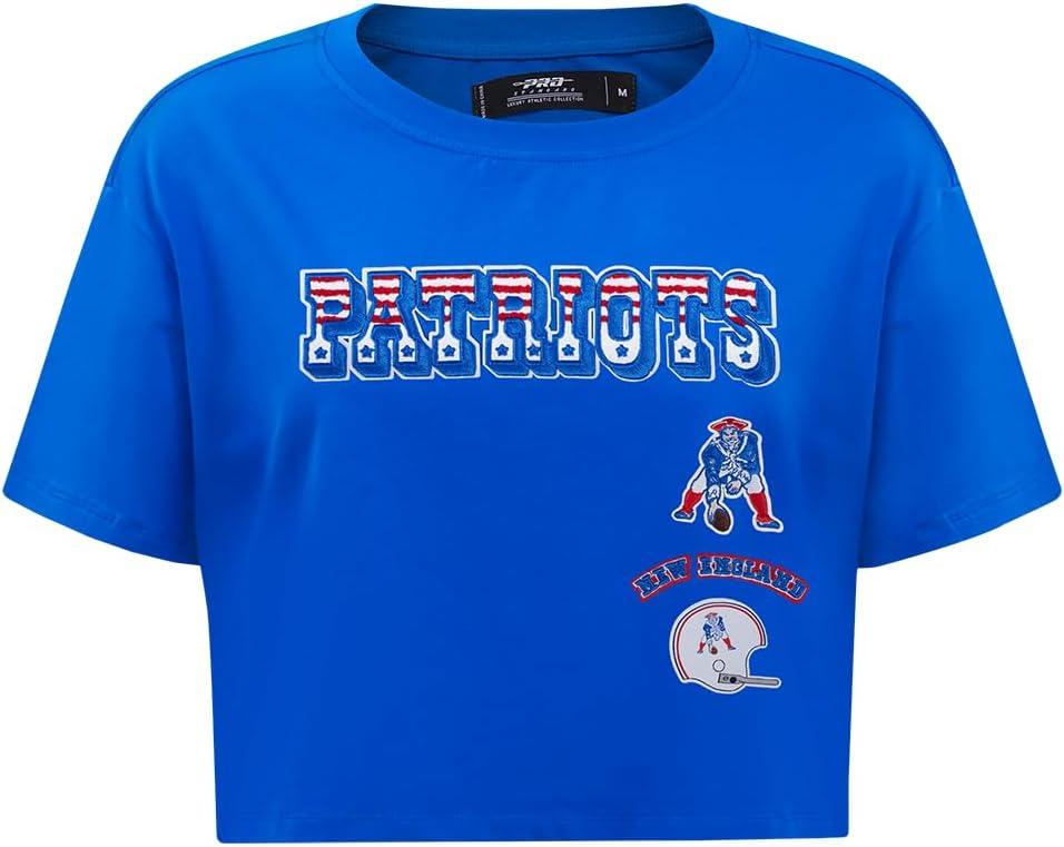 imagePro Standard Womens NFL Retro Classics Short Sleeve Boxy TeeRoyal Blue