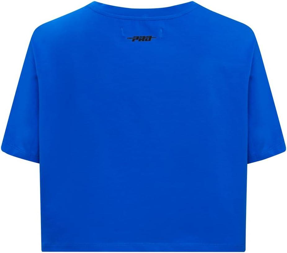 imagePro Standard Womens NFL Retro Classics Short Sleeve Boxy TeeRoyal Blue