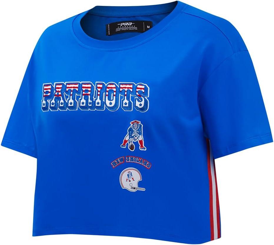 imagePro Standard Womens NFL Retro Classics Short Sleeve Boxy TeeRoyal Blue