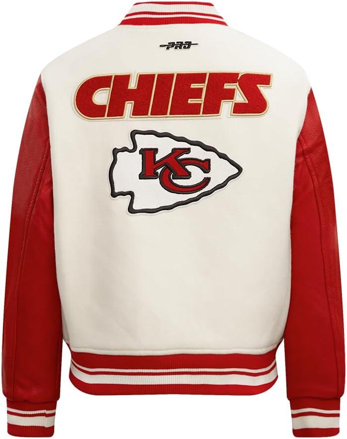 imagePro Standard Womens NFL Retro Classics Varsity JacketOffwhite