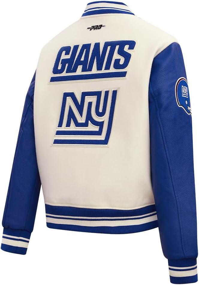imagePro Standard Womens NFL Retro Classics Varsity JacketOffwhite