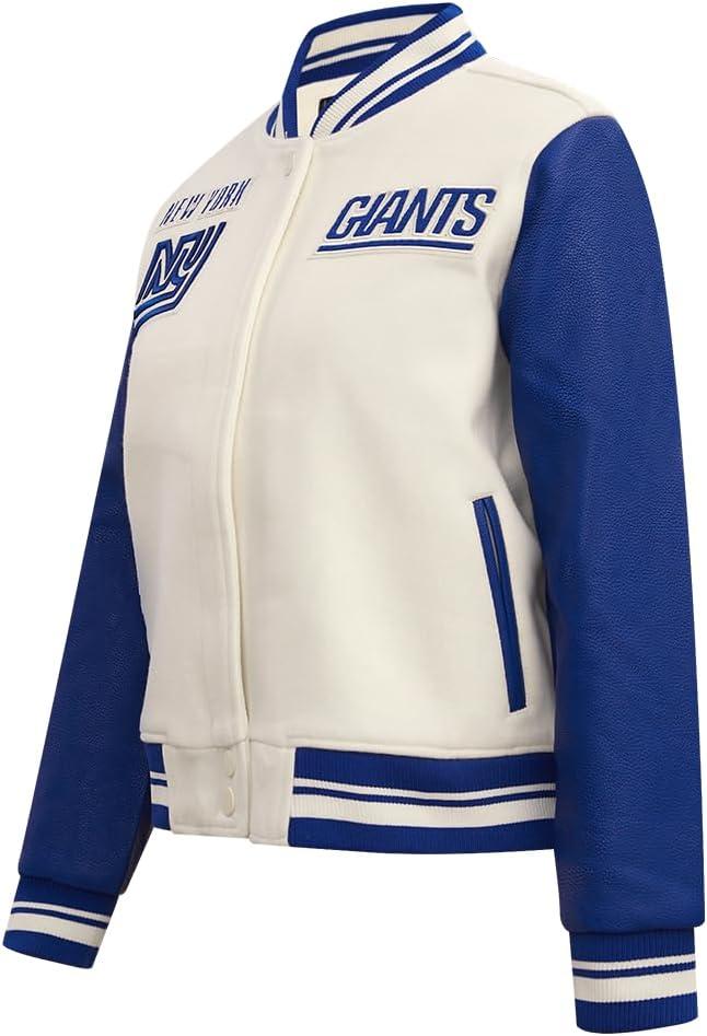 imagePro Standard Womens NFL Retro Classics Varsity JacketOffwhite
