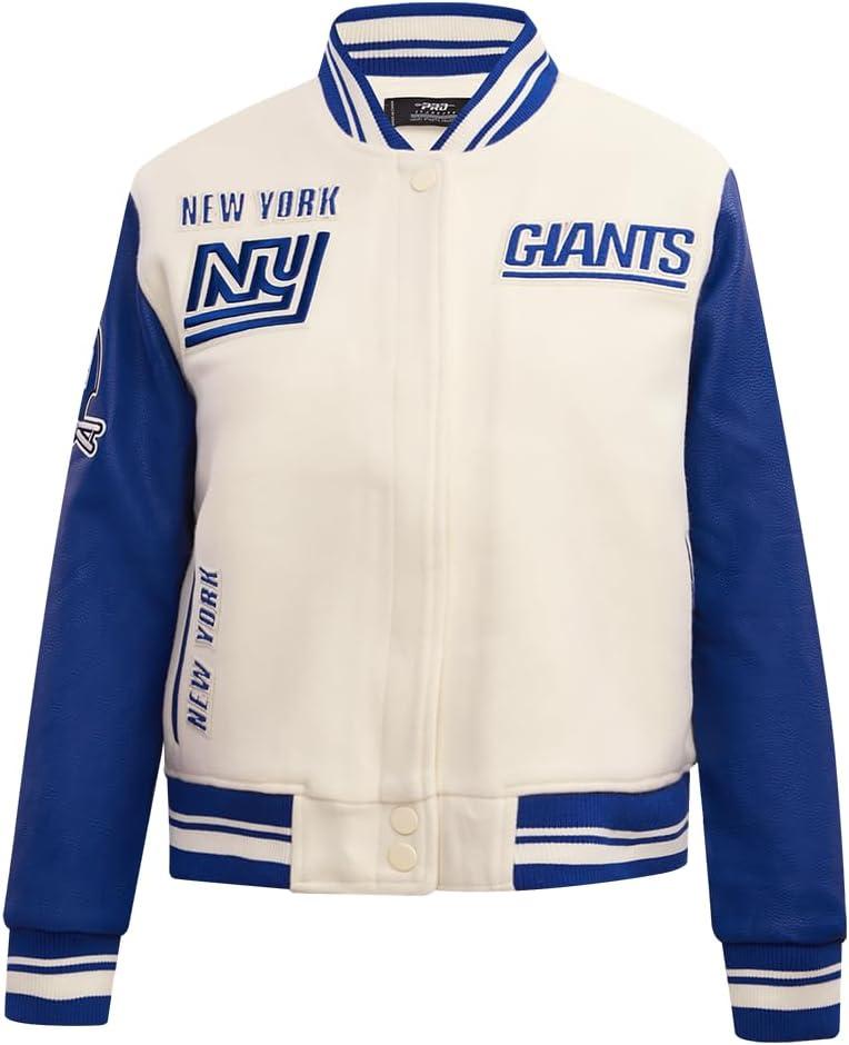 imagePro Standard Womens NFL Retro Classics Varsity JacketOffwhite