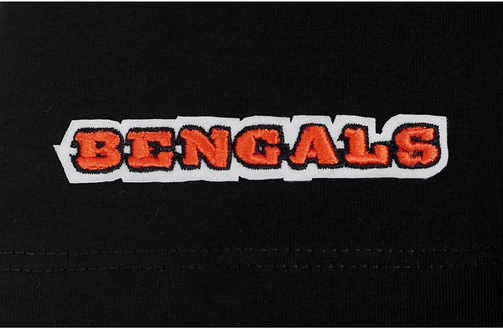 imagePro Standard Womens NFL Script Tail Cotton Single Short Sleeve Boxy TeeBlack
