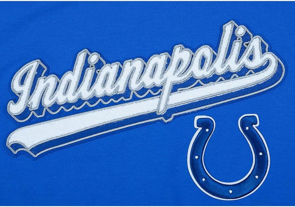 imagePro Standard Womens NFL Script Tail Cotton Single Short Sleeve Boxy TeeRoyal Blue