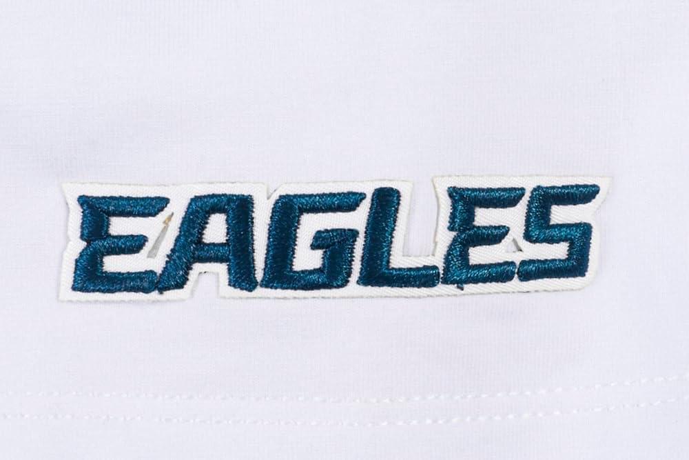 imagePro Standard Womens NFL Script Tail Cotton Single Short Sleeve Boxy TeeWhite
